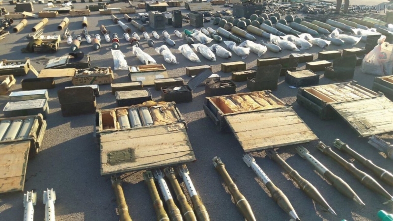 Новости Сирии: САА нашла огромный запас оружия боевиков в провинциях Даръа и Эль-Кунейтра