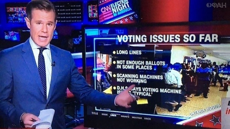 Избирателям в США пришлось столкнуться со сломанными машинами для голосования и закрытыми участками