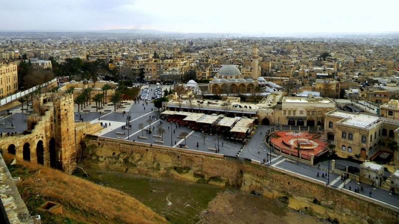 Сирия: футбольный стадион восстанавливают в провинции Алеппо