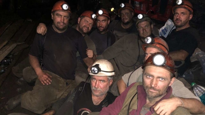 ЕС обеспокоился массовыми забастовками шахтеров на Украине