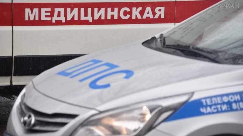 ФАН публикует видео с места ДТП с 4 пострадавшими в Петербурге