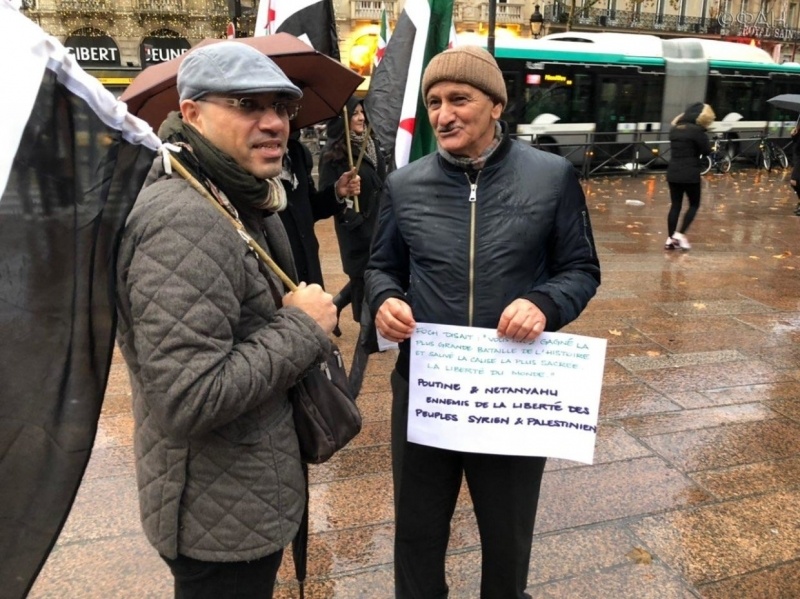 Сирия — как делается пропаганда: в Париже устроили фейковый митинг против «режима Асада»