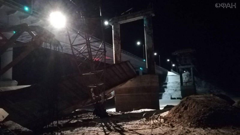 Названа предварительная причина обрушения моста в ХМАО