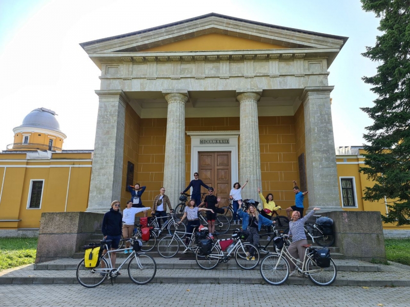 Завершилась исследовательская велоэкспедиция по маршруту Москва –– Санкт-Петербург