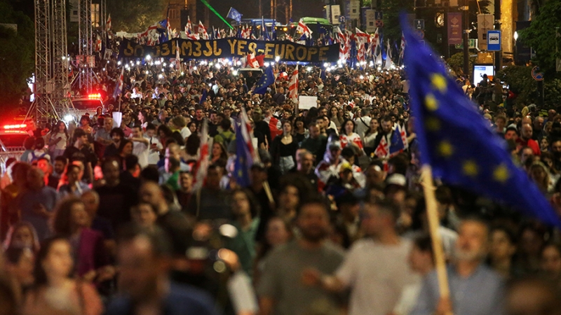 Журналистка телеканала «Имеди» пострадала при беспорядках в Тбилиси